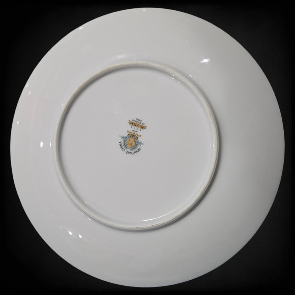 1960s Noritake Bellemead Salad Plates Set of 4 Floral Porcelain with Silver Trim - Picture 9 of 11
